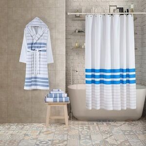 NWT Brooks Brothers Turkish Peshtemal Shower Curtain
